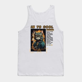 Cat hip-hop Tank Top